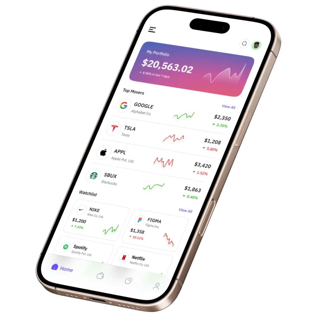Xrunpelyx trading platform shown on a smartphone